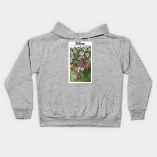 The Empress Rabbits Card Kids Hoodie